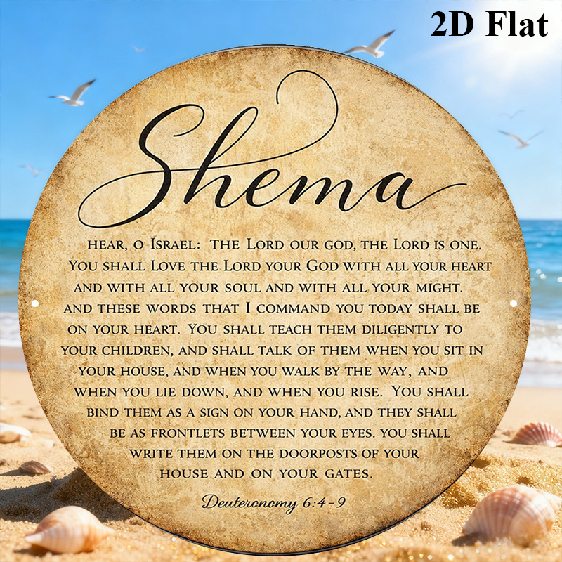 Free Home Office - CIFBUY Vintage Judaica Scripture Aluminum Wall