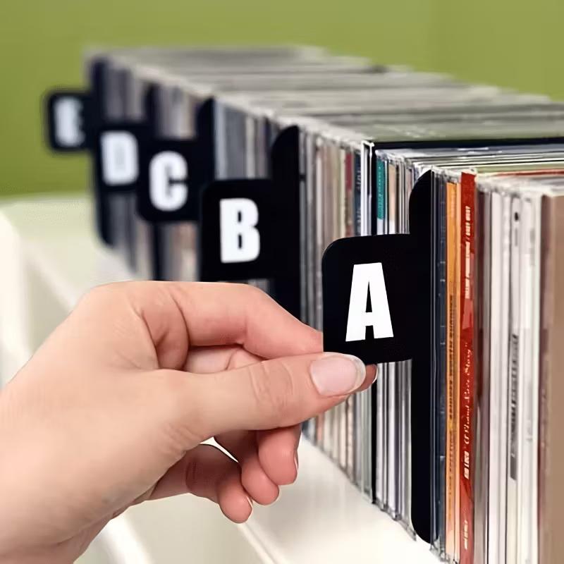 Home Office Programmer - **26pcs CD/DVD/Vinyl Record Organizer Dividers A-Z