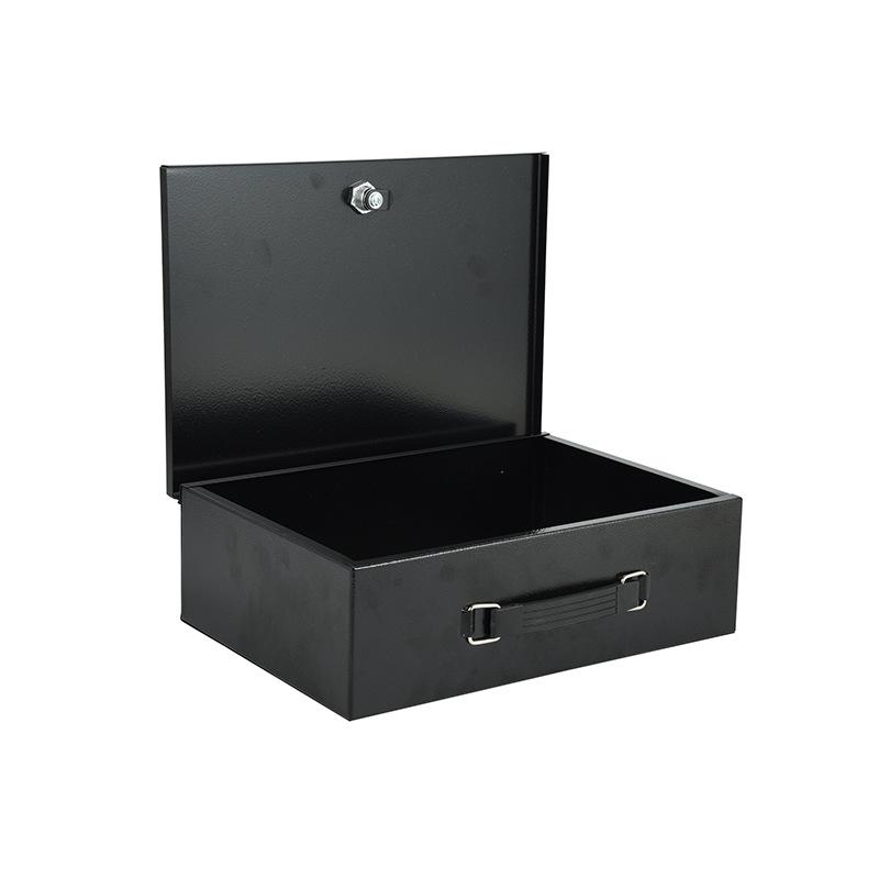 Home Office Passport - Locked iron box Cash box Documents