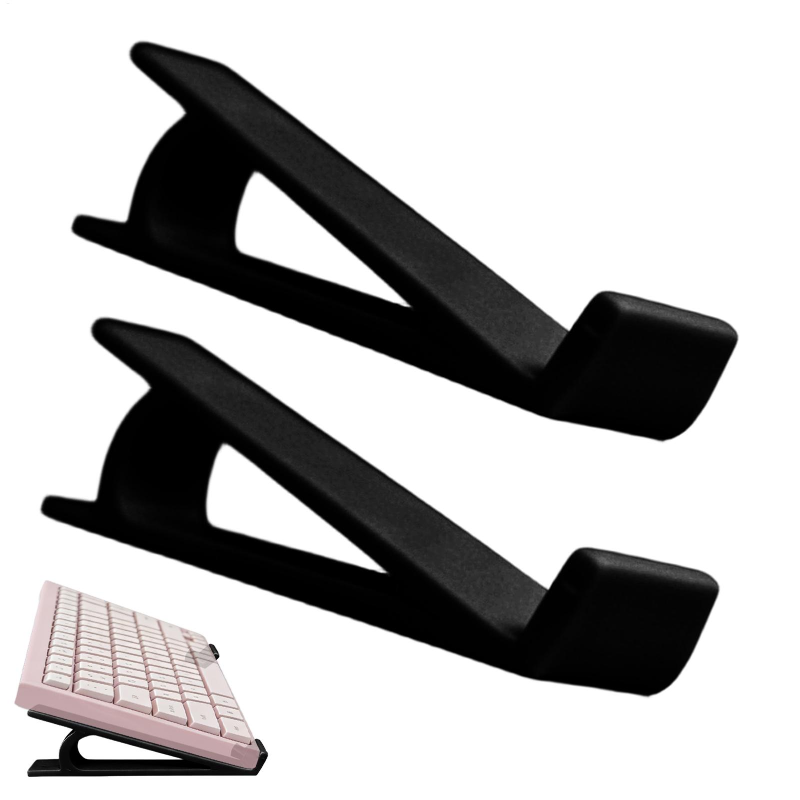 Home Office Programmer - Ergonomic Non Slip Keyboard Riser 2Pcs