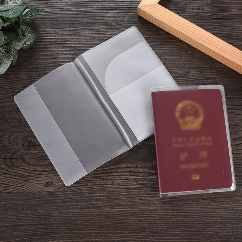 Home Office Passport - 2/4PCS Passport Protective Cover Transparent Frosted