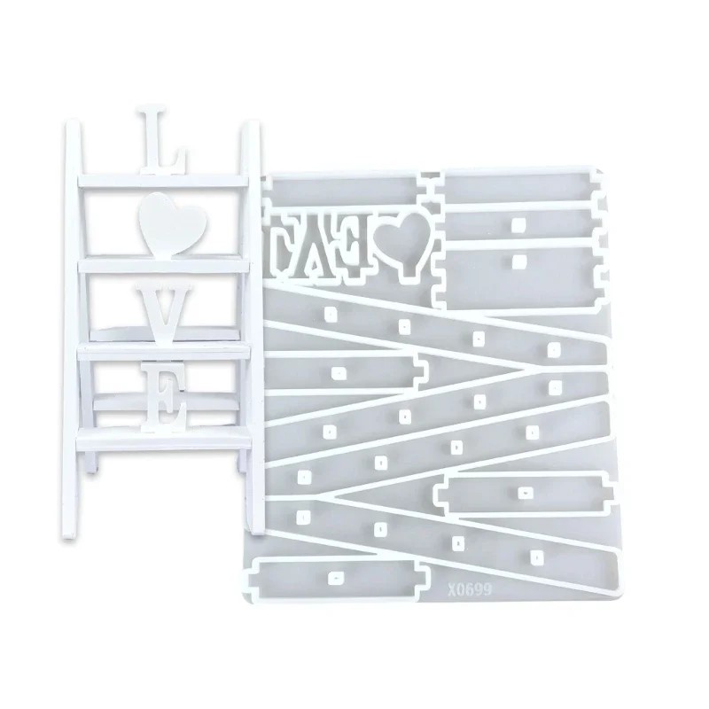 Home Office Architecture - 1set diy silicone ladder mold for