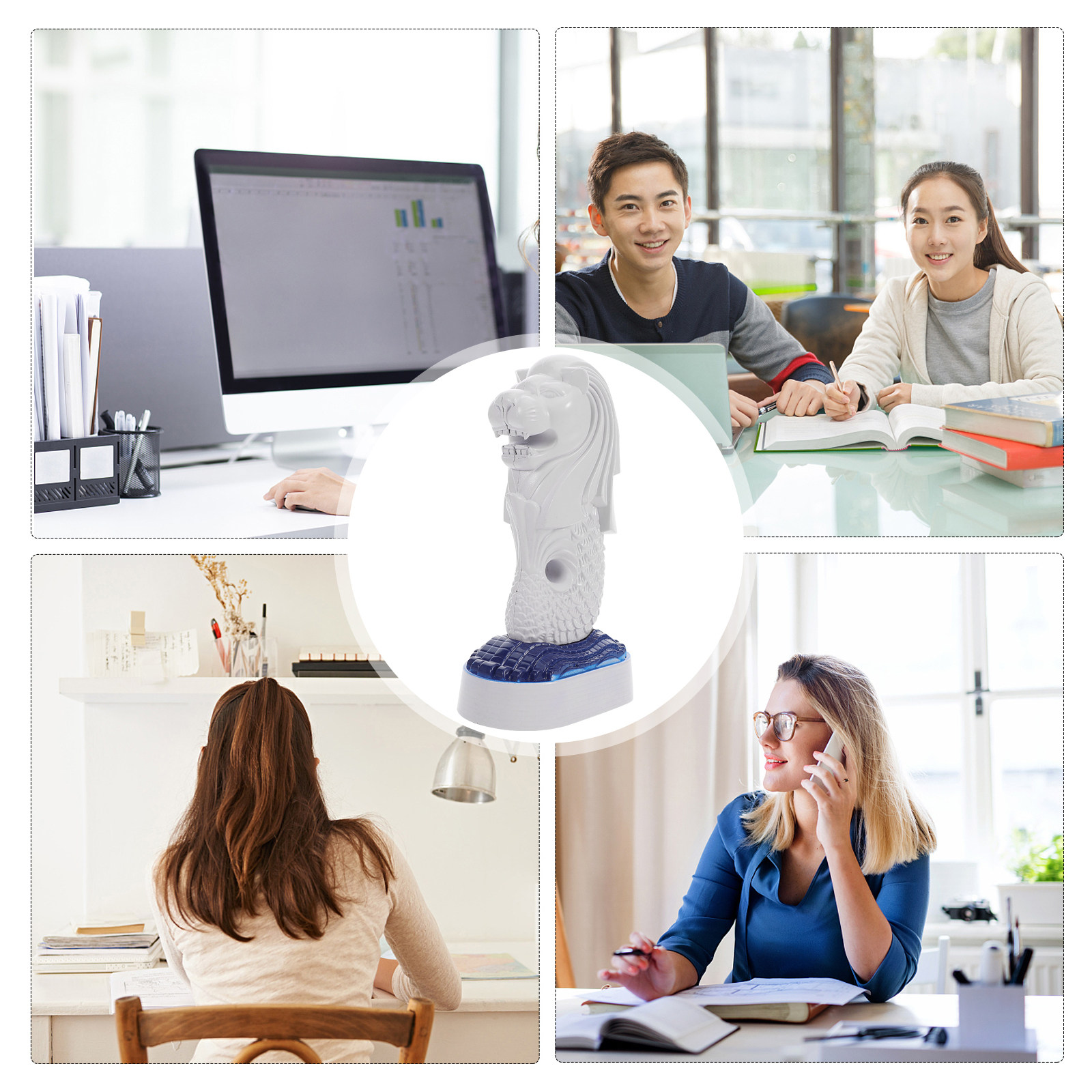 Singapore Merlion Tabletop Lio - Home Office Architecture 评论和价格