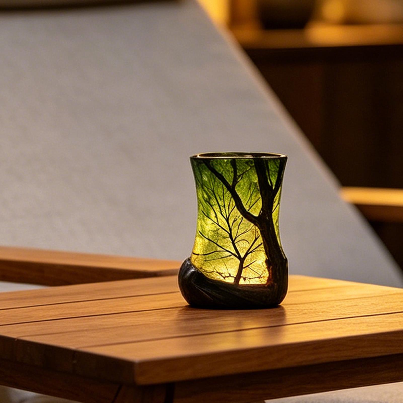 Bedside Table Lamp Forest Nigh - Home Office Room 评论和价格
