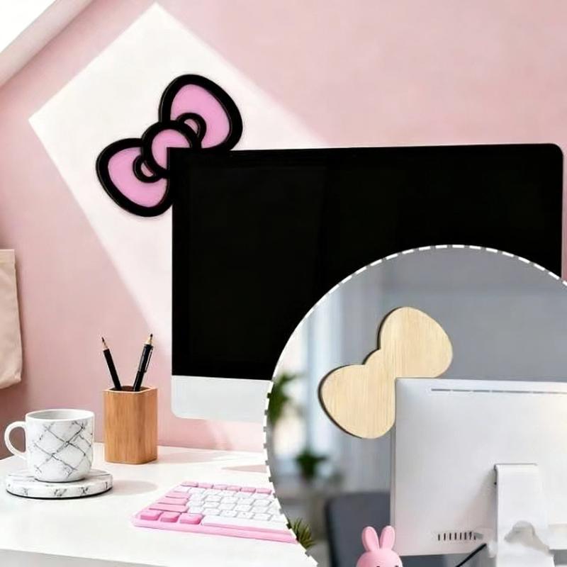 New 1/2Pcs Wooden Bowknot PC A - Home Office Programmer 评论和价格