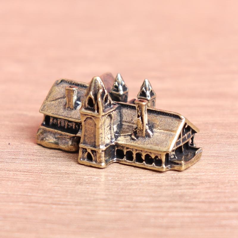 Brass Small House Miniature Fi - Home Office Architecture 评论和价格