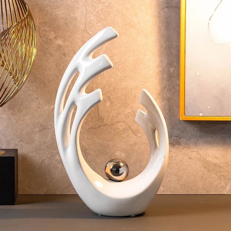 Simplicity White Ceramic Shape - Home Office Architecture 评论和价格