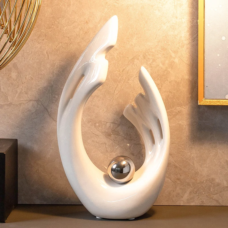 Simplicity White Ceramic Shape - Home Office Architecture 评论和价格