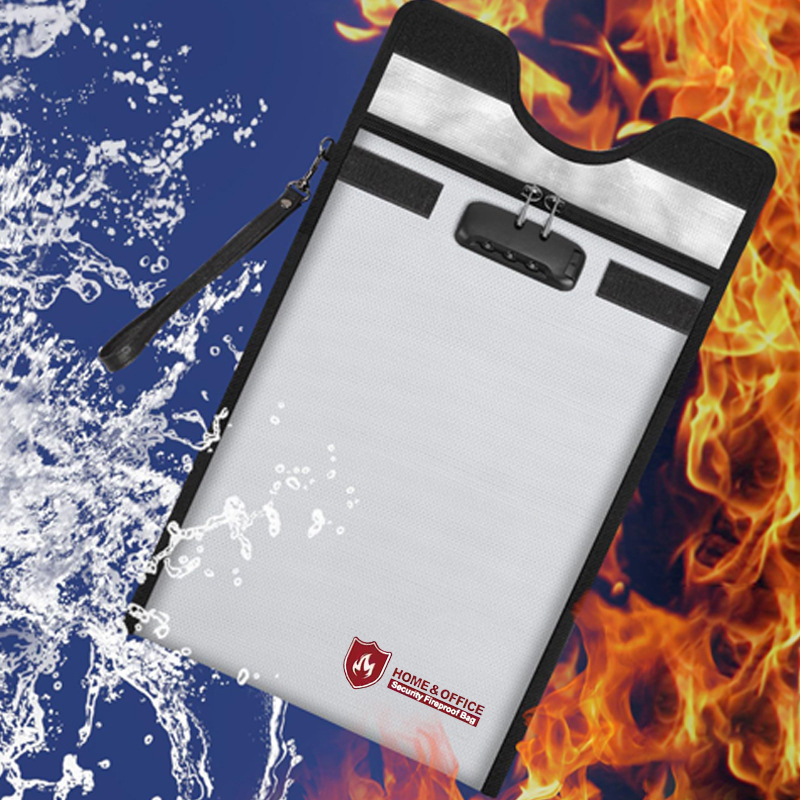 A4 Fireproof File Bag Waterpro - Home Office Passport 评论和价格