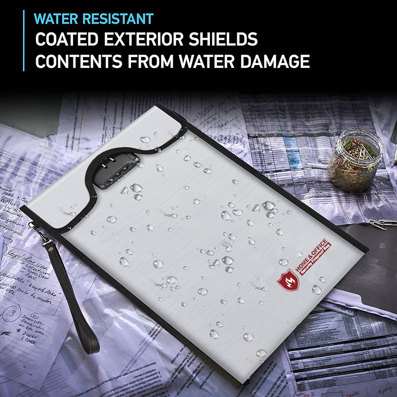 A4 Fireproof File Bag Waterpro - Home Office Passport 评论和价格