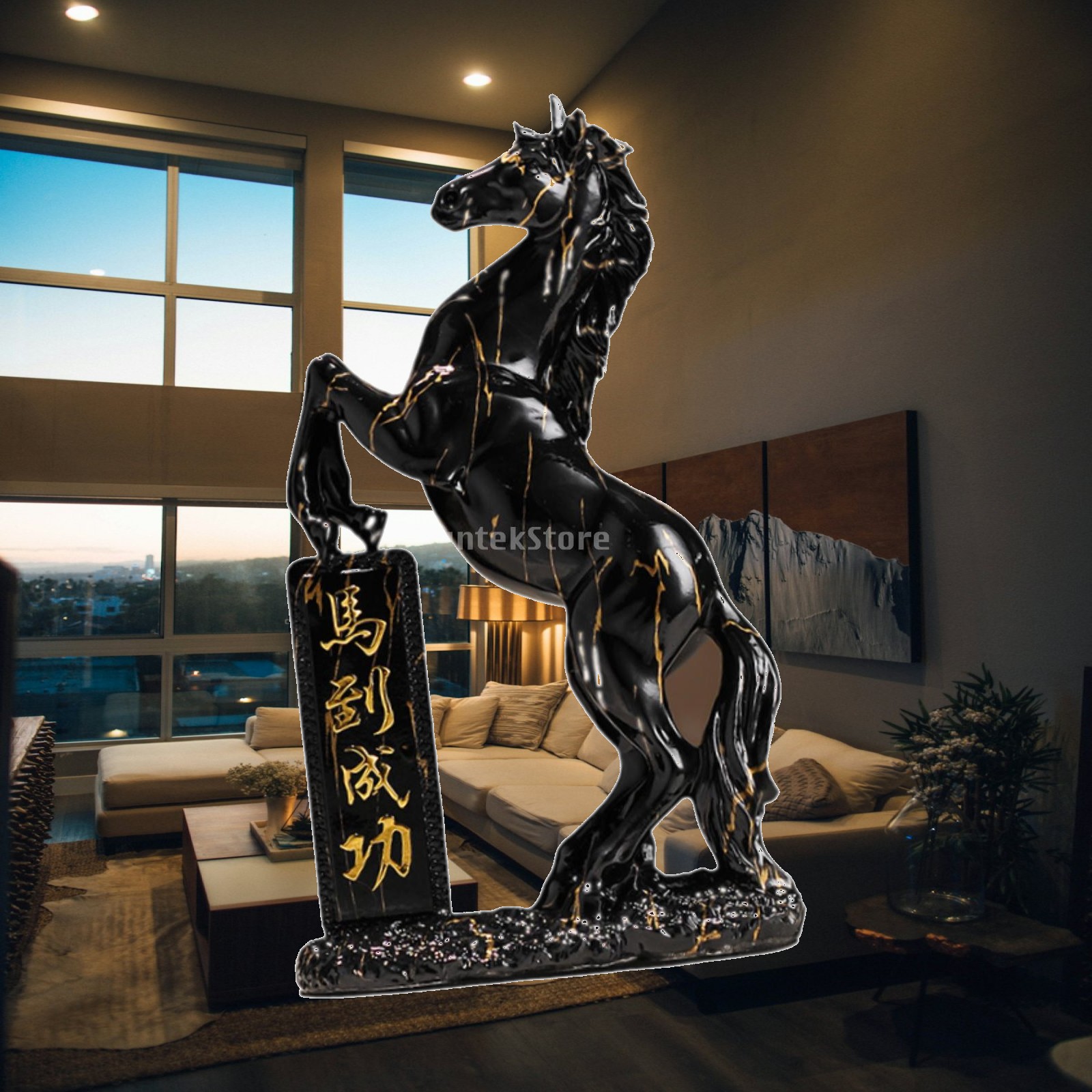 Horse Statue Resin Decoration  - Home Office Representative 评论和价格