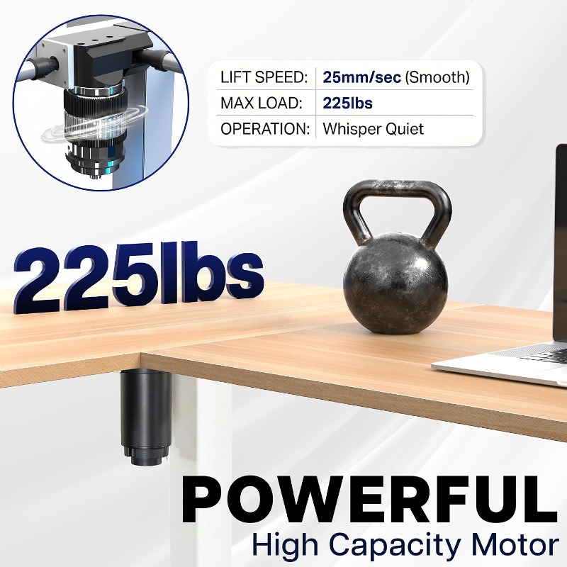 VIVO Corner Standing Desk Reve - Home Office Vivo 评论和价格