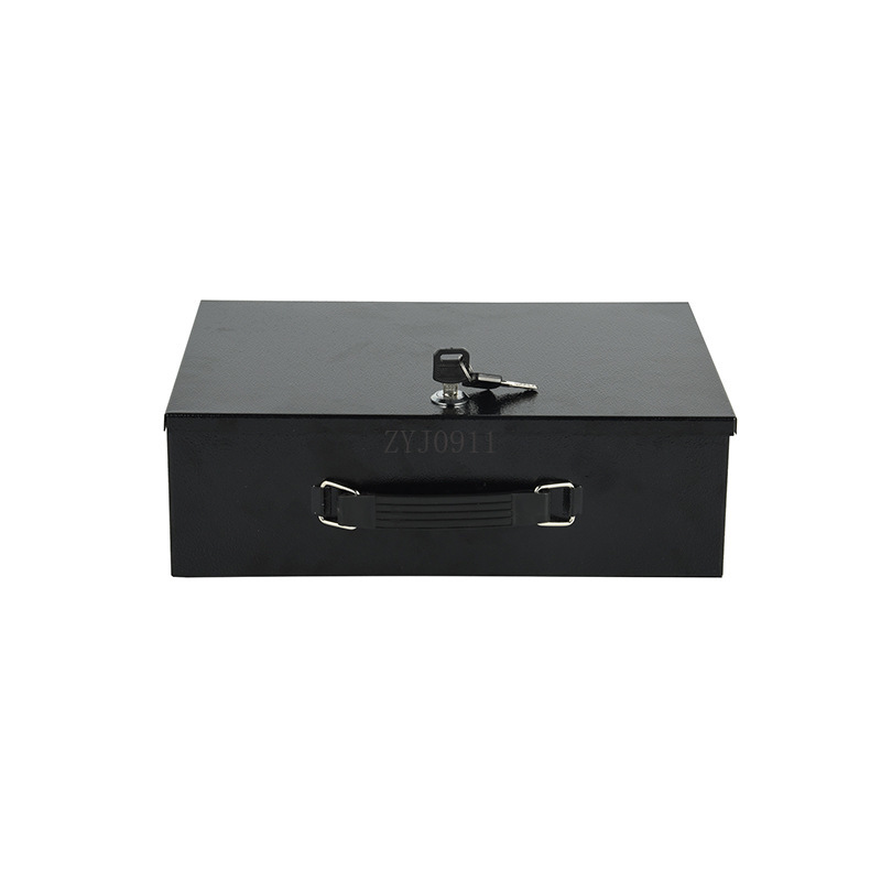 Locked iron box Cash box Docum - Home Office Passport 评论和价格