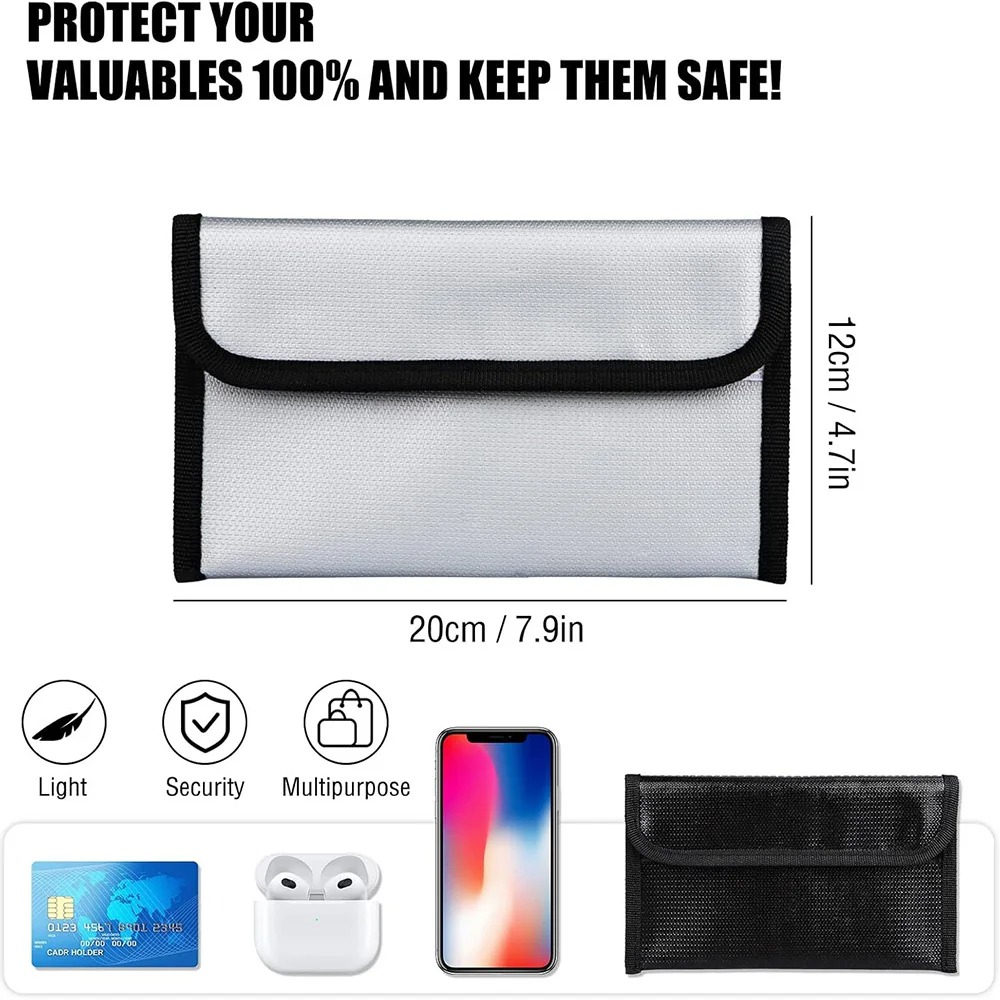 20x12cm Fireproof Waterproof S - Home Office Passport 评论和价格