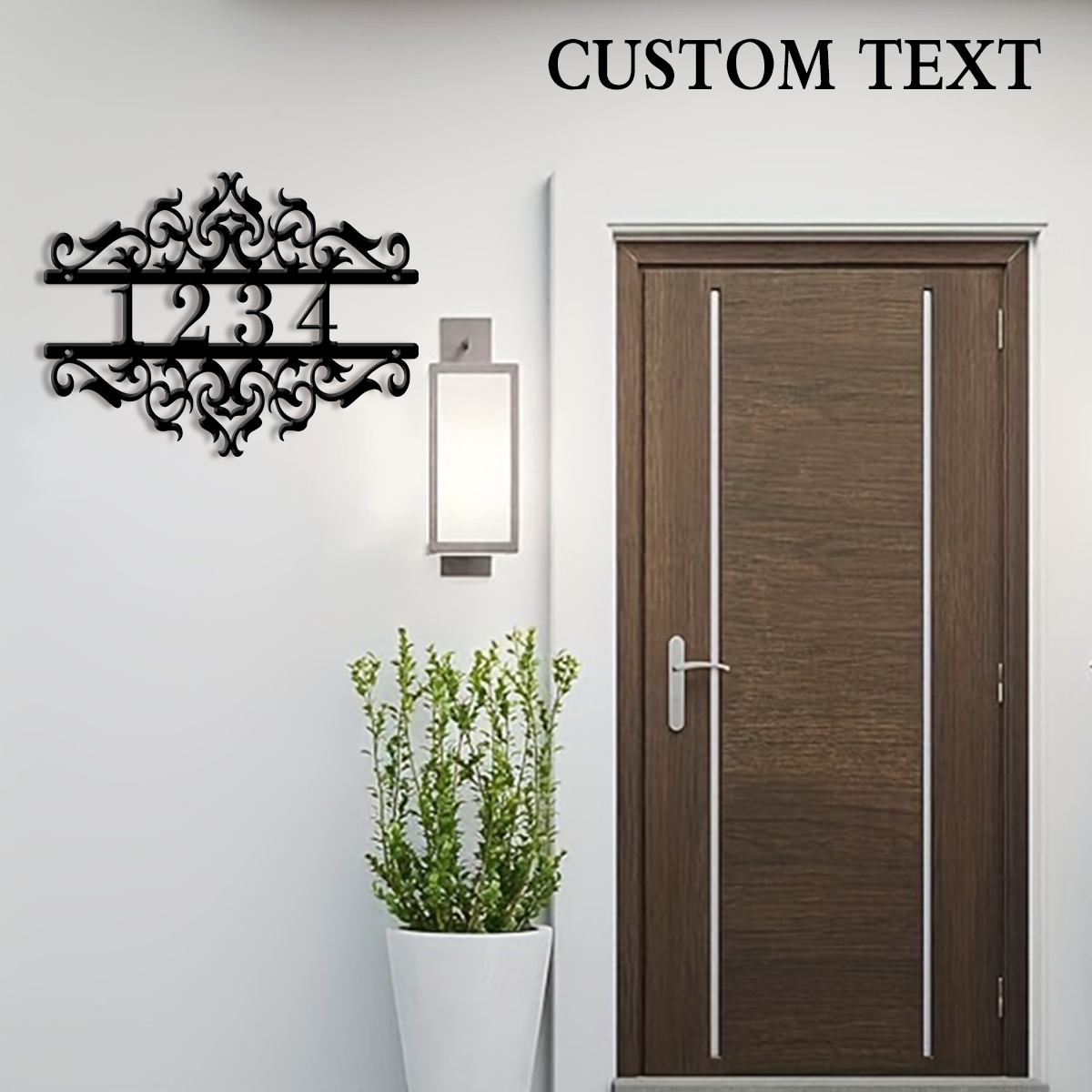 1Pc Custom heart Metal Door St - Home Office Room 评论和价格