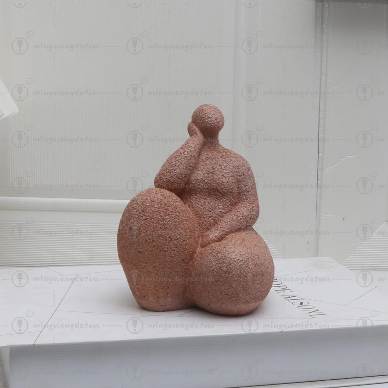1pc, Sandstone Resin  Chubby W - Home Office Room 评论和价格