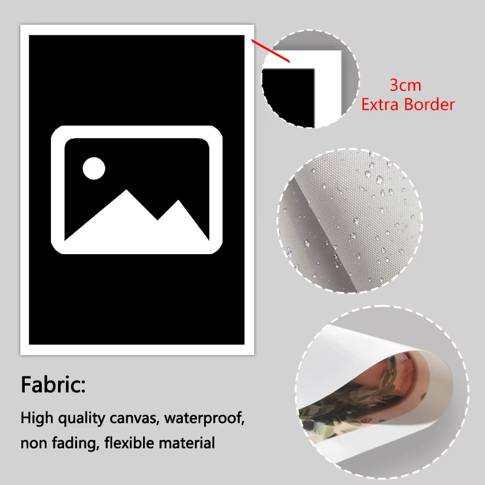 4pcs/set Custom Canvas Printin - Home Office Photos 评论和价格