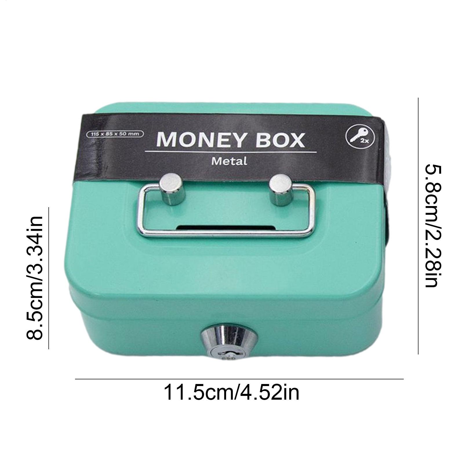 Mini Metal Safe Lock Box Porta - Home Office Passport 评论和价格