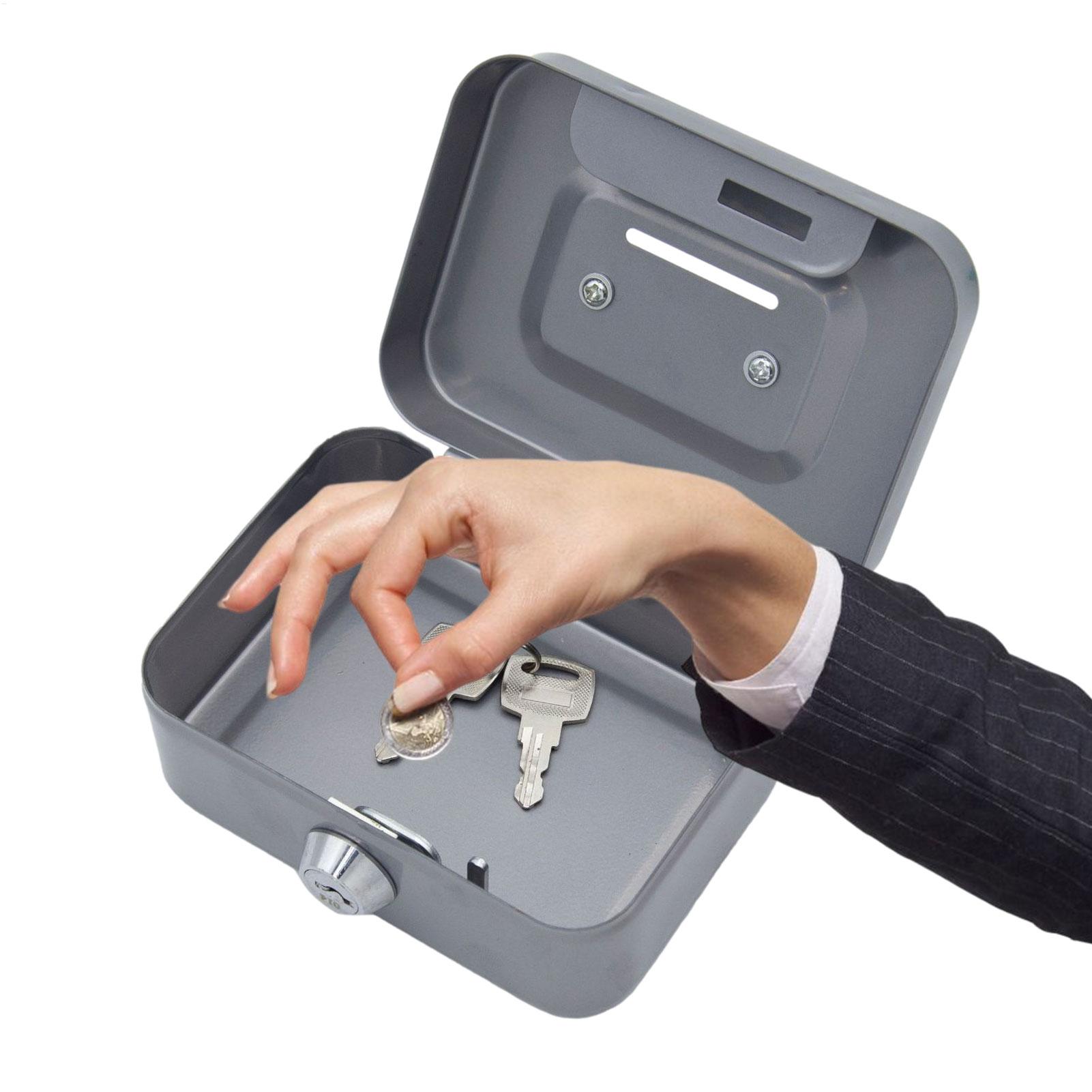 Mini Metal Safe Lock Box Porta - Home Office Passport 评论和价格